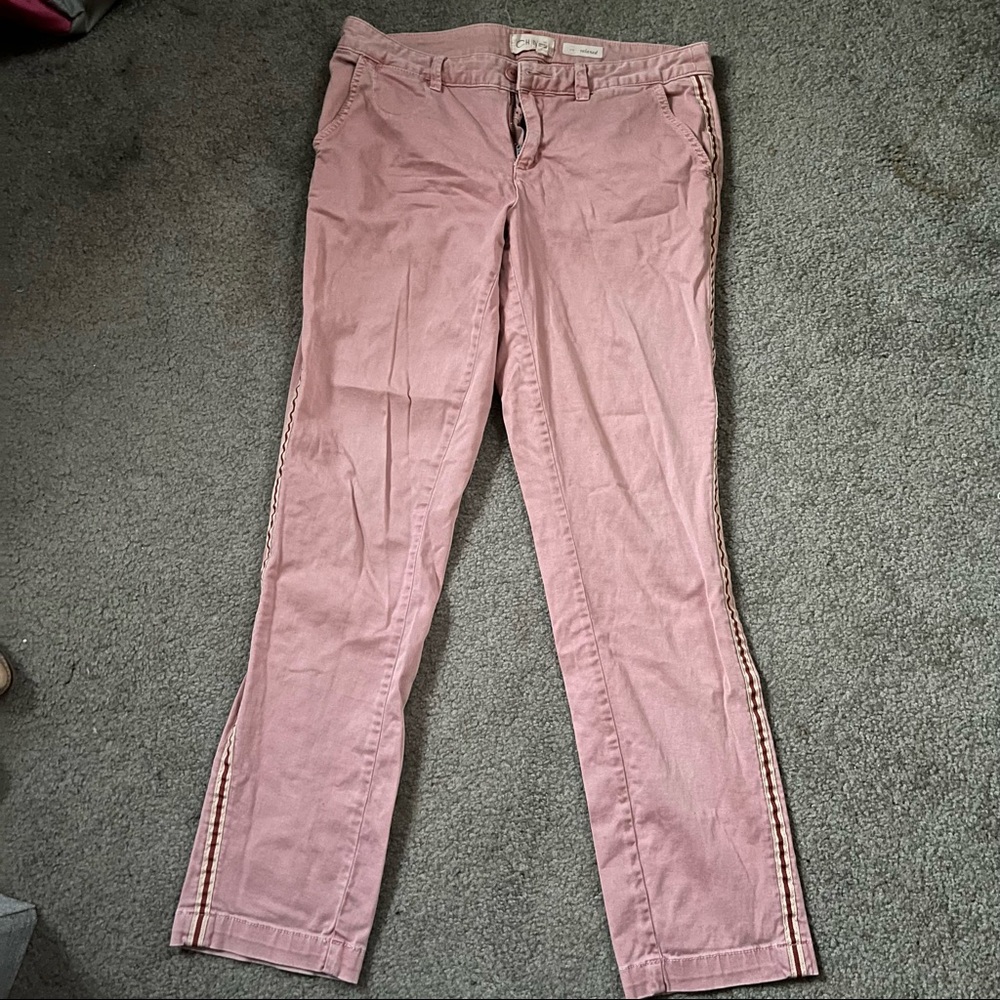 Anthropologie Dusty Pink Chino